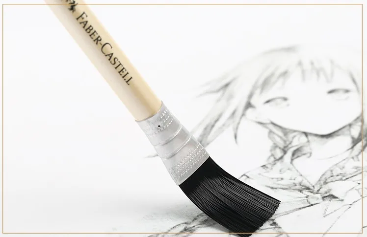 Стильный ластик Faber-Castell Perfection Pencil с кисточкой