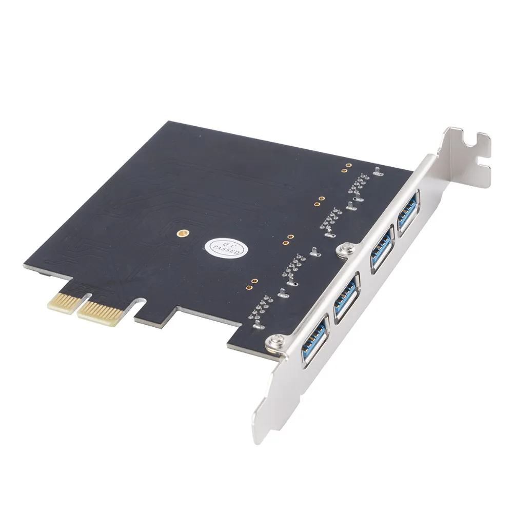 Расширительная карта ORICO 2/4 PCIE на USB3.0 адаптер X1 с поддержкой горячей замены