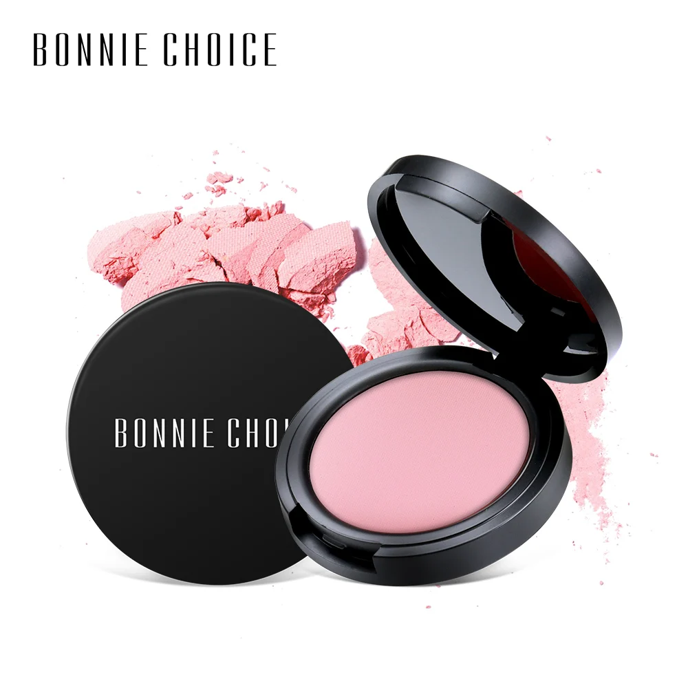 BONNIE CHOICE натуральные Румяна запеченные для щек лица текстура Запеченные Основа
