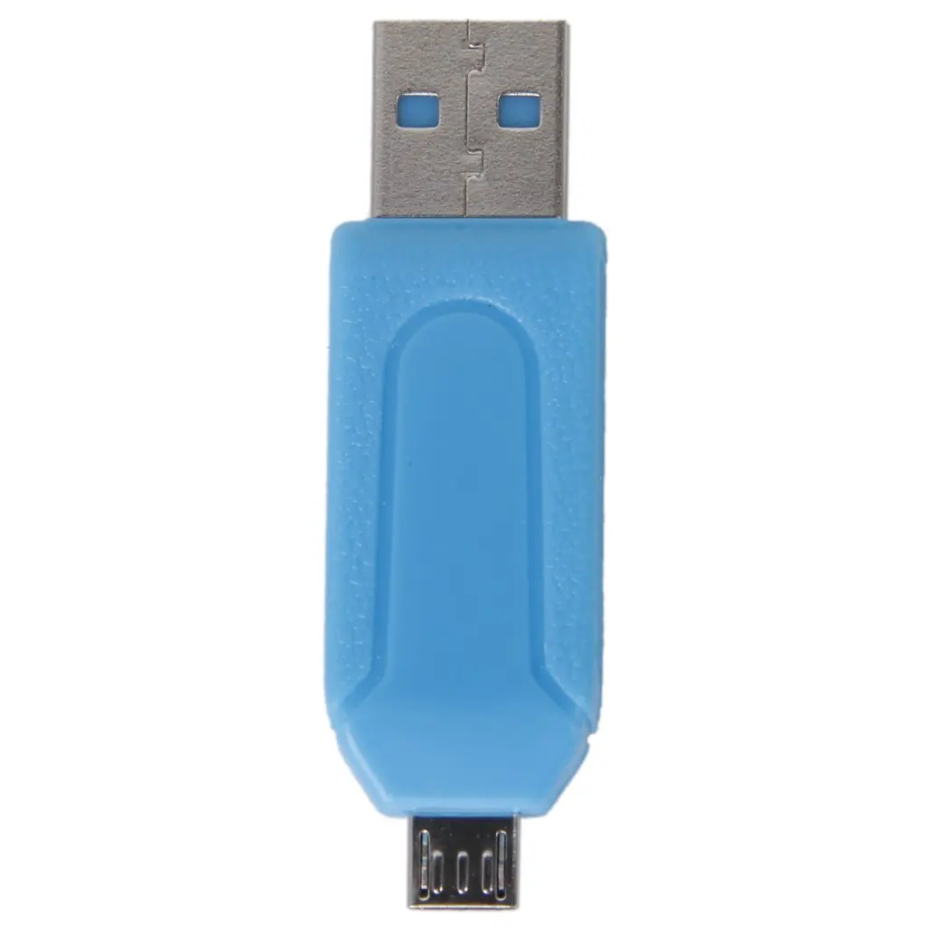 USB 2 0 + Micro OTG SD ST кардридер для сотового телефона планшетного ПК (синий)|card reader|otg sdcard