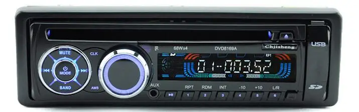 Single Din Car Bluetooth DVD CD Player Vehicle MP3 Stereo Radio | Monitors