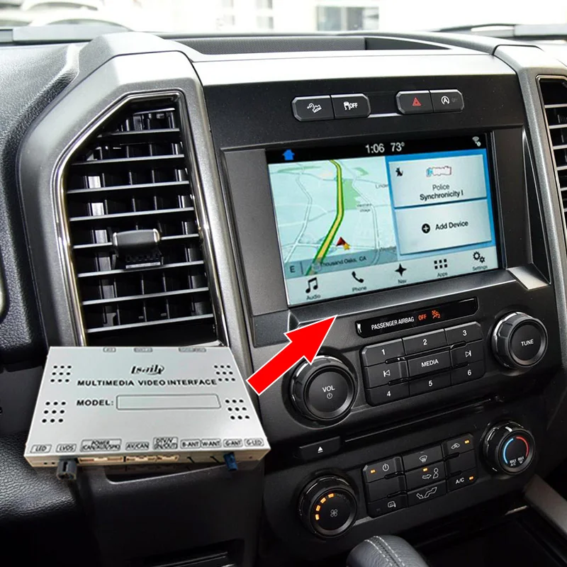 Lsailt Plug and Play Android мультимедийного интерфейса для FORD F150|GPS транспорта| |