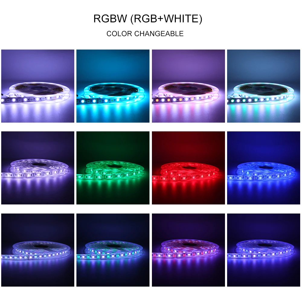 5 м DC12V Светодиодная лента 5050 RGB 120 светодиодный s/M RGBW RGBWW 96 Светодиодный s/m супер яркий гибкий светодиодный светильник IP20/IP65