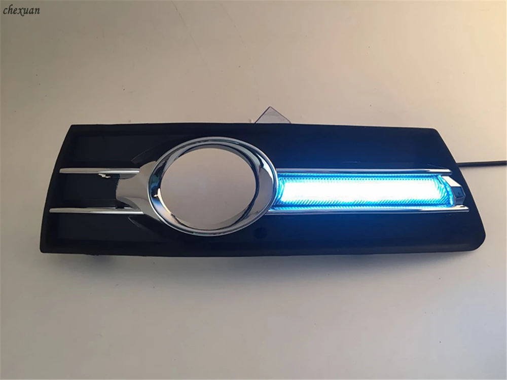 CSCSNL 2 шт. для VW Volkswagen Passat CC 2009-2011 2012 2013 светодиодный DRL дневные ходовые огни с турникетом желтые сигнальные огни