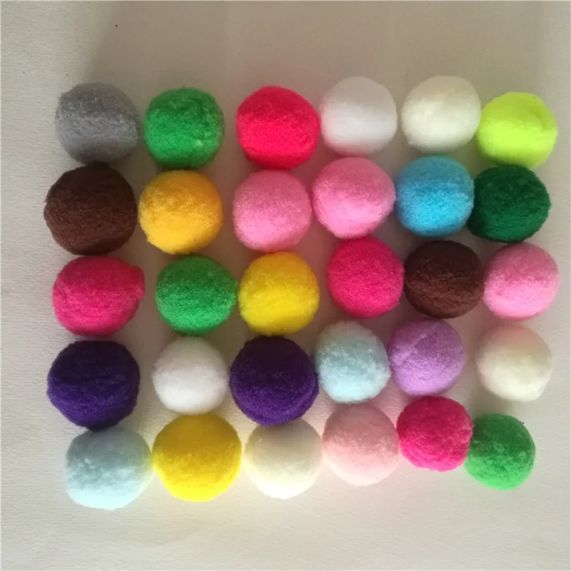 30 шт. мягкие шарики-Помпоны разных цветов мм | Дом и сад