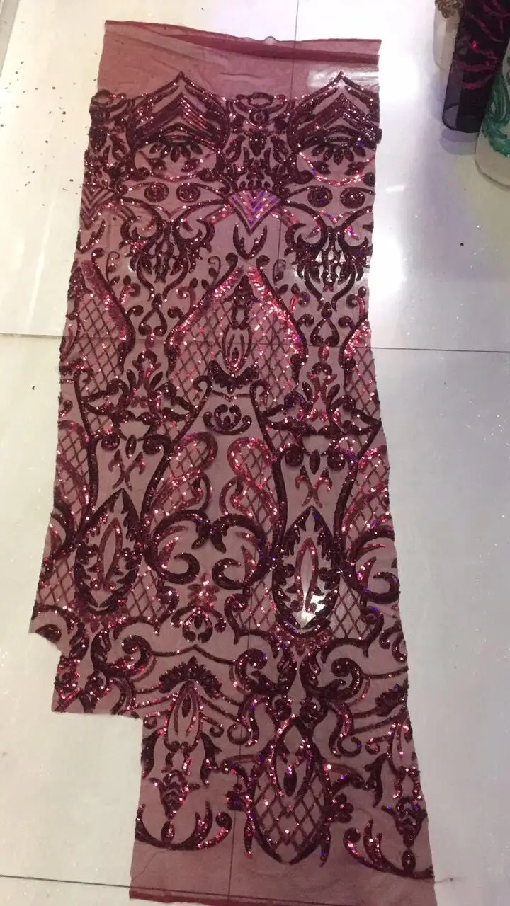 _ Горячая распродажа кружевная ткань с блестками новое поступление тюлевое