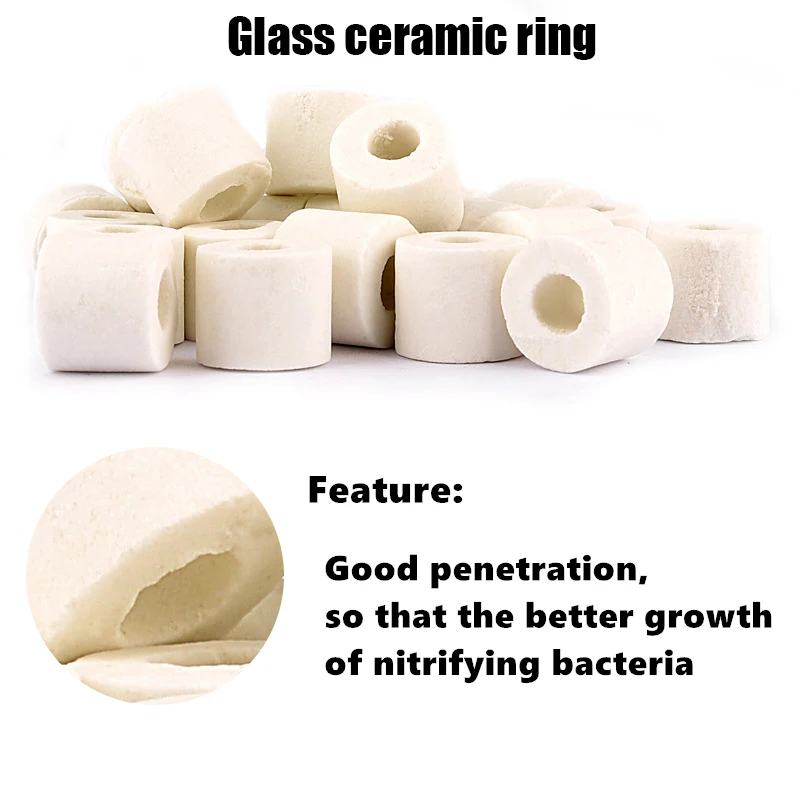 BarkMeow 420 г/пакет стекло керамическое кольцо аквариум биологический фильтр