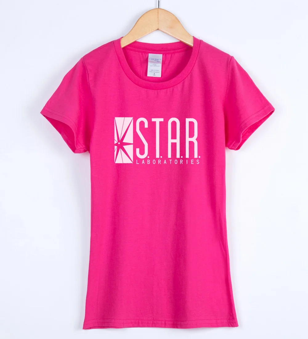 STAR S. T. A. R. labs женские футболки летняя хлопковая футболка с коротким рукавом женская повседневная брендовая одежда женская футболка Топ kpop