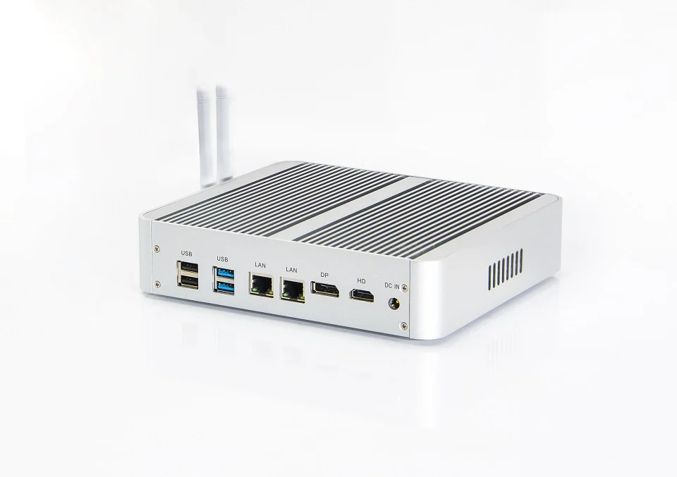 Причастником B13 безвентиляторный настольный компьютер мини ПК I5 7200U i7 7500U Windows 10 Max 16 Гб ram 512 ГБ SSD 1 ТБ HDD Free 300M WiFi 1,5 M HDMI