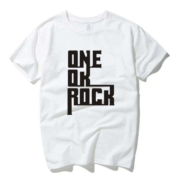 Новинка бесплатная доставка Мужская футболка с коротким рукавом и принтом one ok rock