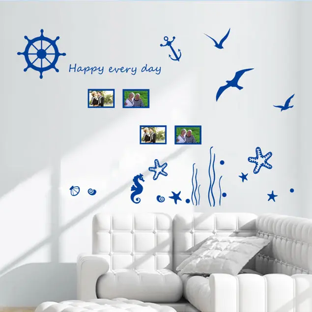 Настенная Наклейка в средиземноморском стиле 100*135 см|wall decals|wall stickerhome decor |