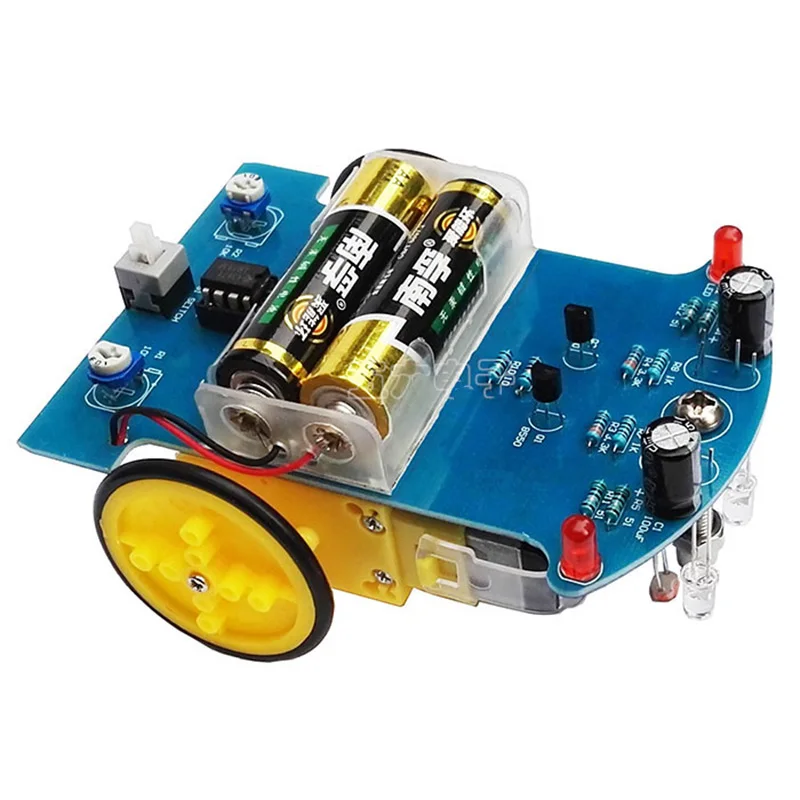 Бесплатная доставка D2 1 DIY наборы интеллектуальная линия слежения умный