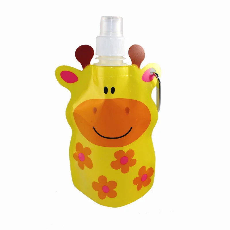 Горячая Экологичная Портативная Складная многоразовая бутылка для воды с