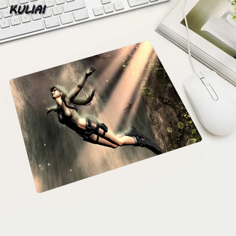 XGZ Tomb Raider резиновые игровые обои Коврик для мыши 22X18 25X20 29X25 см нескользящий плеер офисная семейная игровая мышка для ноутбука коврики