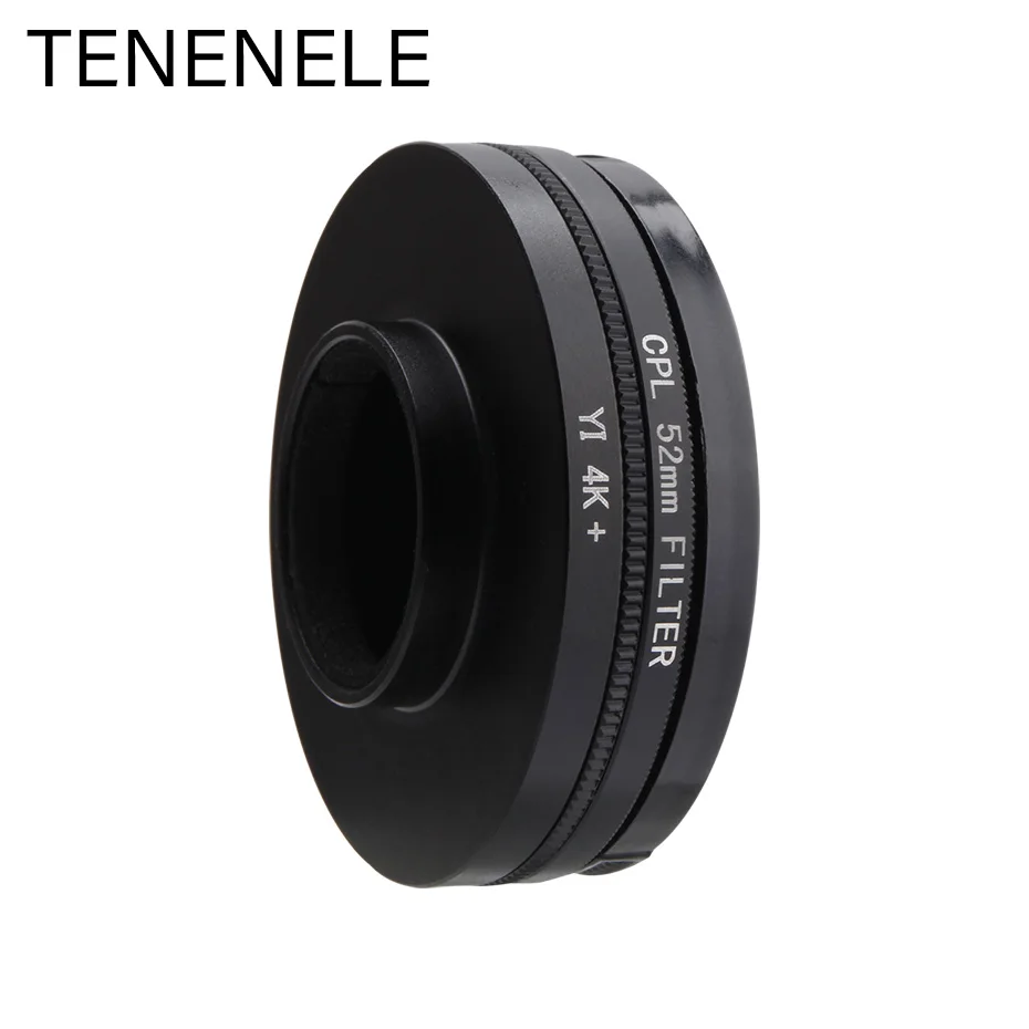 TENENELE для Xiaomi yi Lite 4K спортивный фильтр камеры 52 мм поляризационный CPL/ND 2 4 8/UV Защитные фильтры для Xiao yi 4K Plus Аксессуары