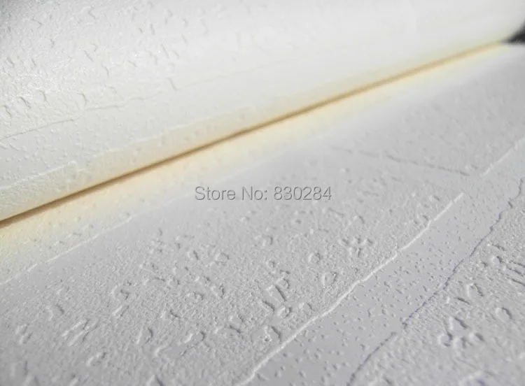 Современные белые 3 D кирпичные обои водонепроницаемые виниловые ПВХ рулон для