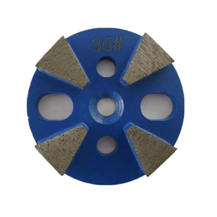 

GD10 диаметр 3 дюйма Алмазный пол шлифовальный диск бетон полировальный круг с четырьмя сегментами для мозаичный бетон для пола 12 шт