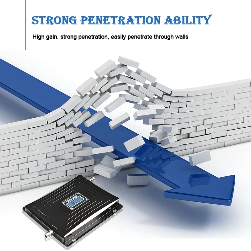 Lintratek 2g 3g 4g усилитель сигнала 900 1800 2100 сотовой связи GSM 4G LTE ретранслятор репитер