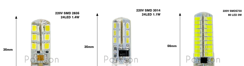 6 шт. лампада светодиодный G4 Лампа 220V 1 Вт 3 Вт AC/DC 12V G4 светодиодный лампы SMD3014 2835 24 48 64 104L заменить 10 Вт 30 Вт галогенная лампа светильник 360 Угол луча