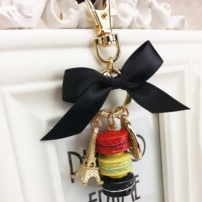 Маленькие Брелоки для ключей связка из металлического сплава с бантом