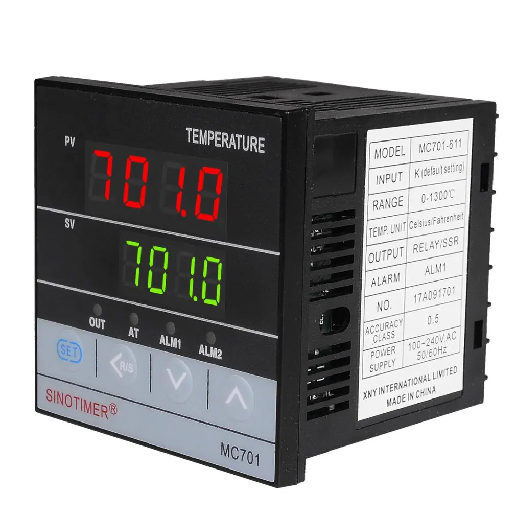 Регулятор температуры Термостат короткий корпус вход PID трехфазный регулятор