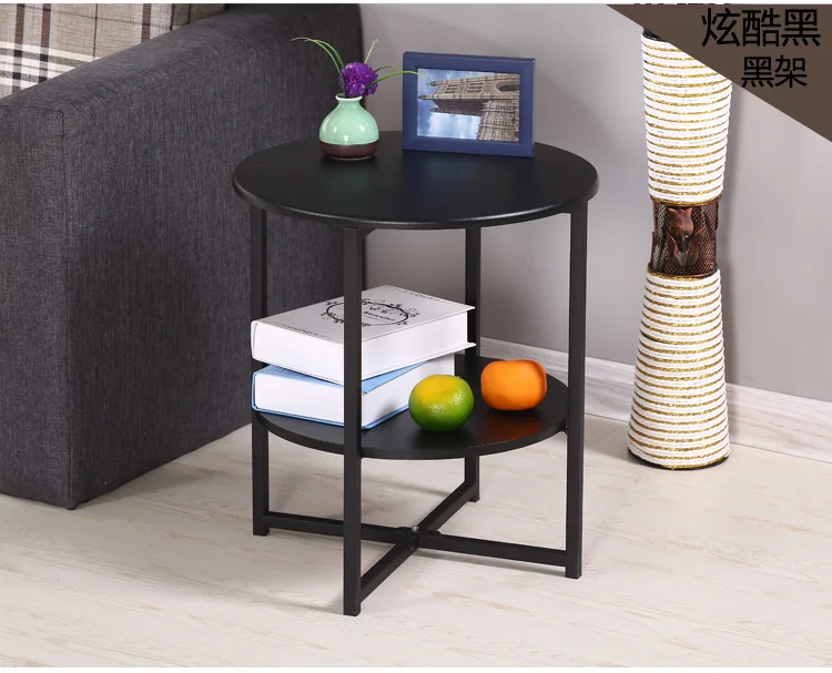 Louis Fashion Coffee Tables Simple Mini Sofa Circular Modern Simple Living Room Telephone Rack