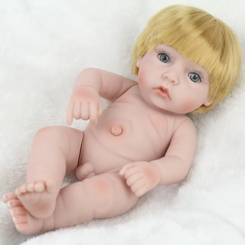 28 см/11 &quotВысота мягкого силикона Reborn Baby Doll нетоксичного реалистичные Куклы