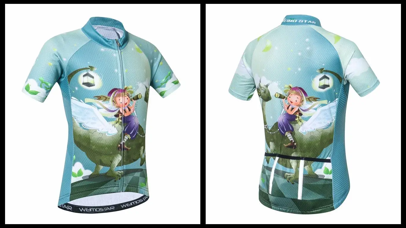Weimostar Vélo Костюмы рубашка Дети mtb Одежда с коротким рукавом для мальчиков. велосипед одежда Ropa ciclismo quick dry велосипед Джерси