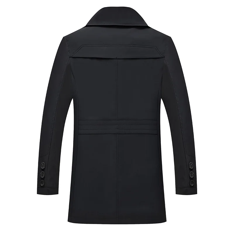 2019 New style coat Men's fashion jackets trench mens Business windbreaker Top Quality Classic Male Overcoat men size M-4XL | Мужская