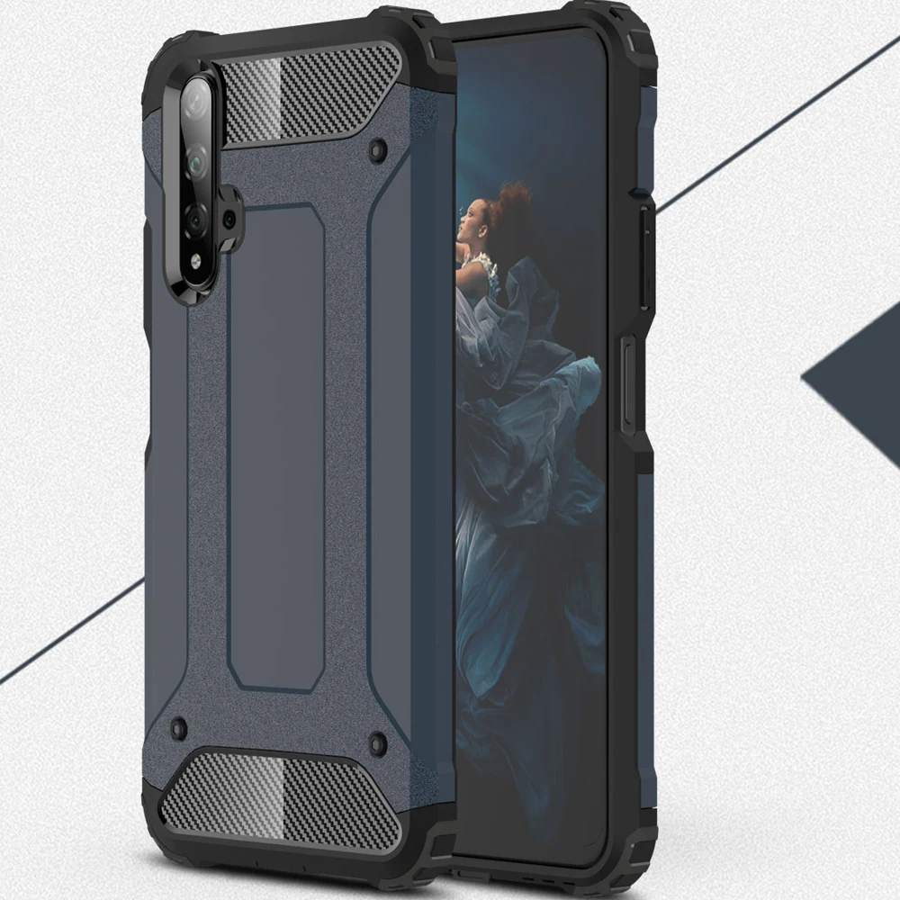 Чехол для телефона huawei honor 20 pro силиконовый + жесткий сверхмощный чехол полностью