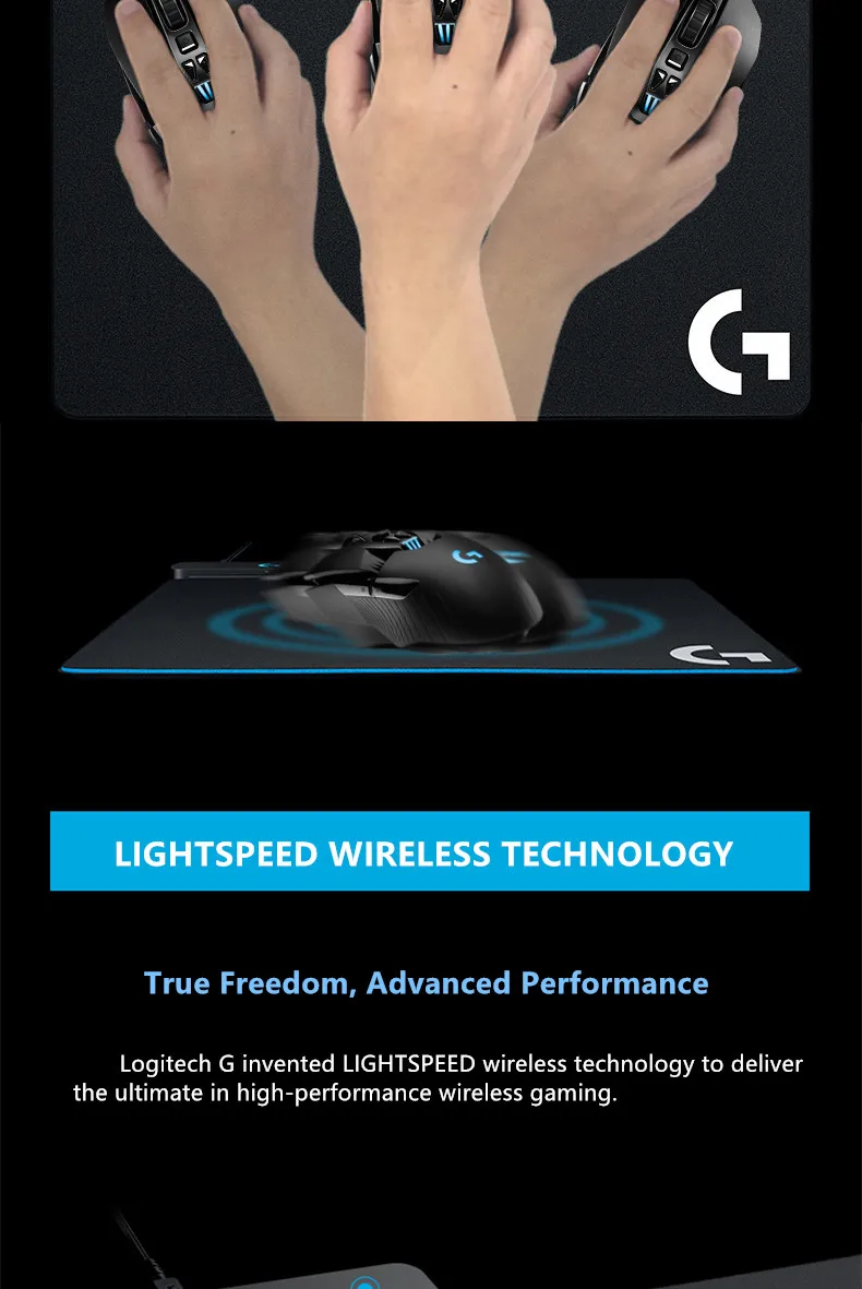 Беспроводная зарядная система logitech POWERPLAY беспроводной зарядный коврик для мыши поддержка G903 G703 Зарядка для мыши
