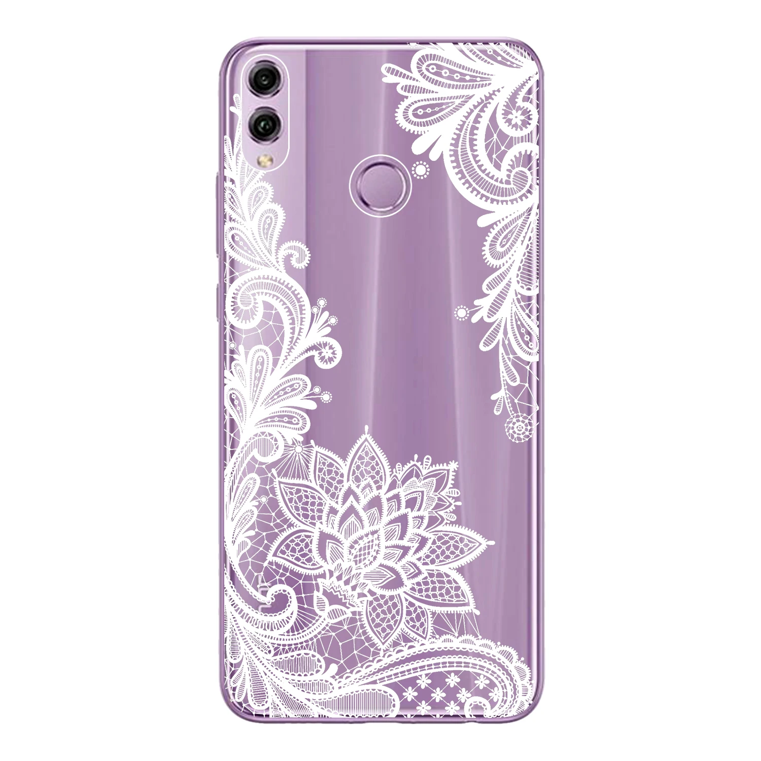 Soft TPU Funda For Huawei Honor 7A Pro 7X 7C 8 8X 9 Lite 10 Play Case Cover Silicone Coque Mandala Lace Flower Capa Phone Shell |