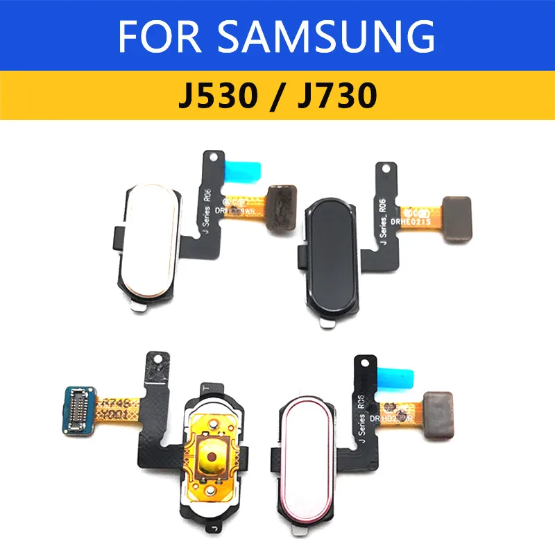 Для Samsung Galaxy J530F J730F Home меню кнопка гибкий кабель J730 J530 J5 J7 2017 Touch ID датчик