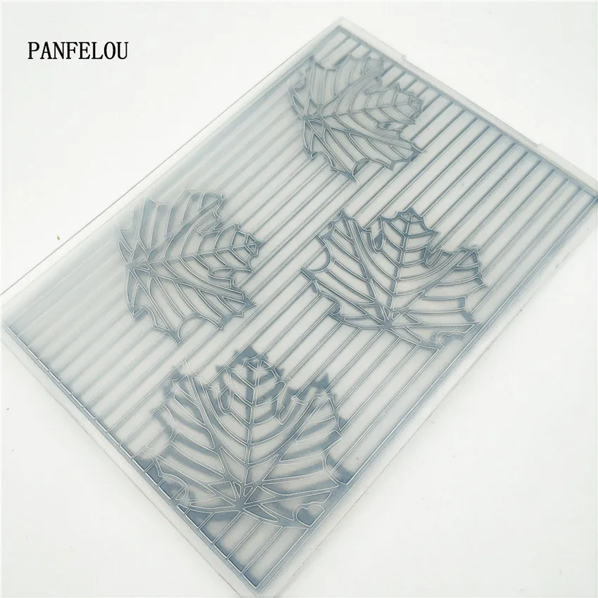 Пасхальный кленовый лист PANFELOU пасты для тиснения пластик скрапбукинга DIY шаблон