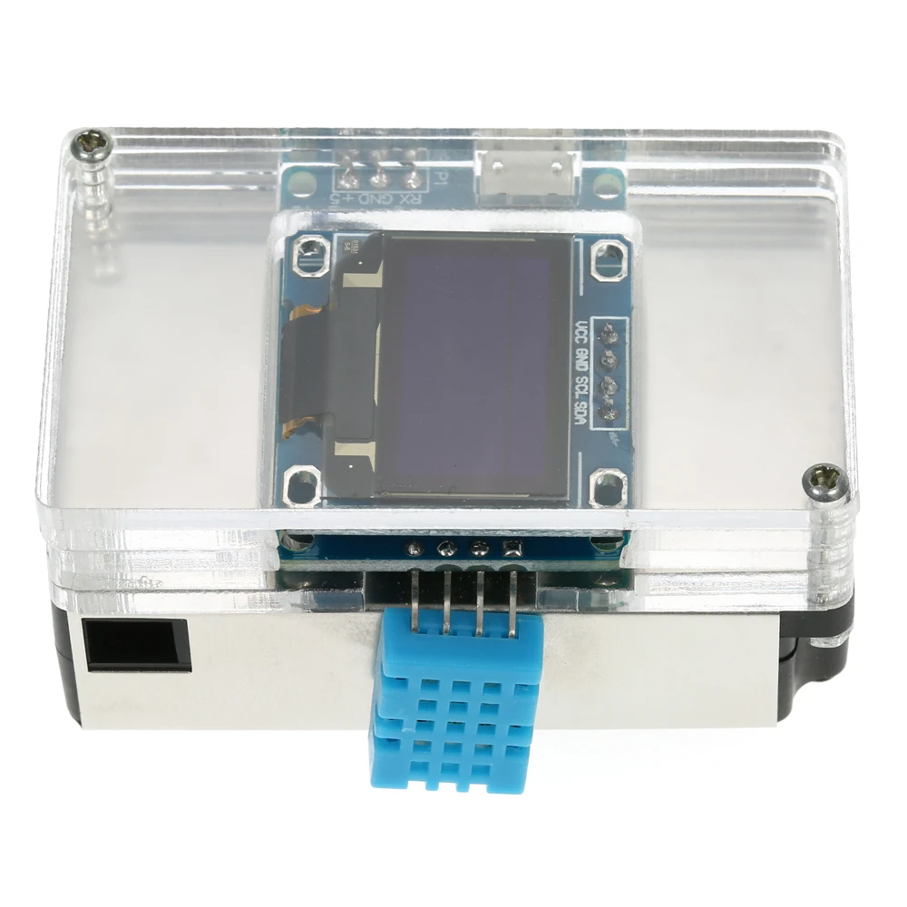 DIY PM2.5 детектор тестер фотометр монитор качества воздуха с прозрачной крышкой