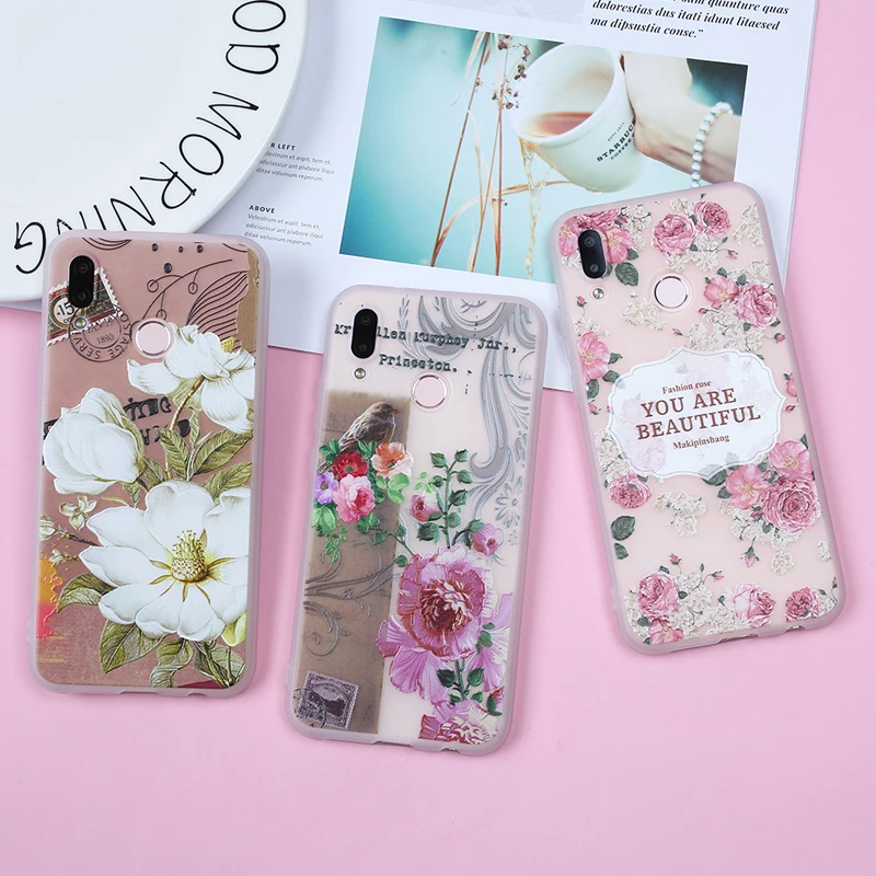 Чехол EIRMEON для Huawei P20 Lite чехол Honor 9 10 6X 7X P8 P9 P10 Nova 2 Plus 3E мягкий из ТПУ с рельефными