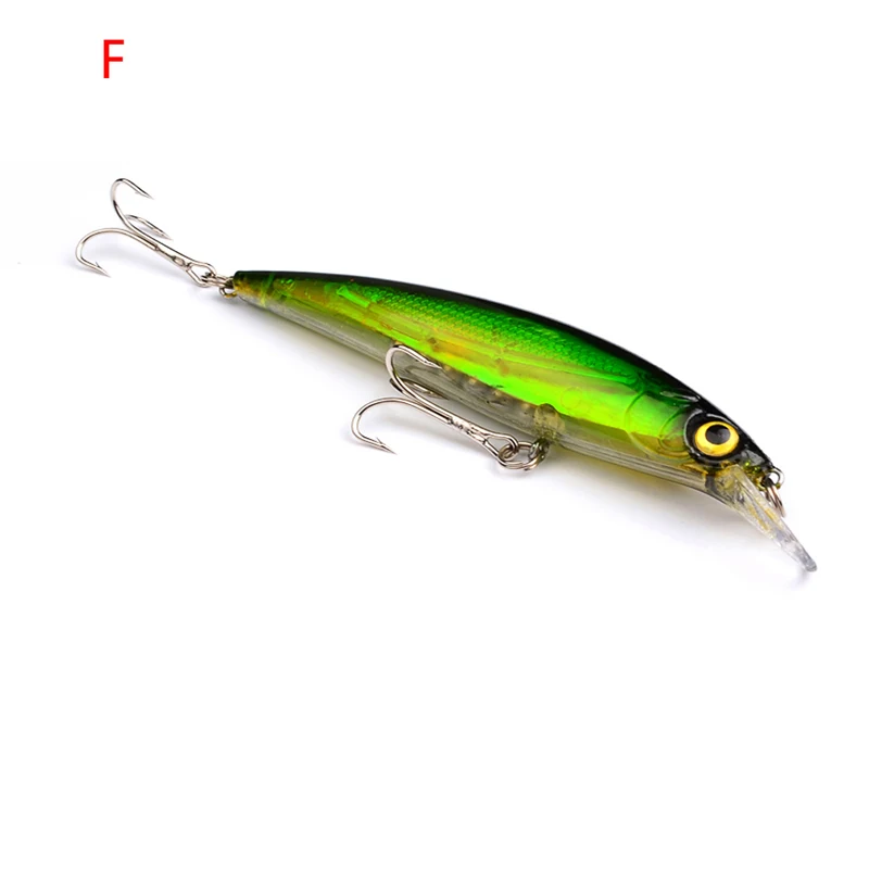 

1Pcs 11cm / 13.4G Fishing Bait Minnow Crank Lure fishing tackle 10 Colors