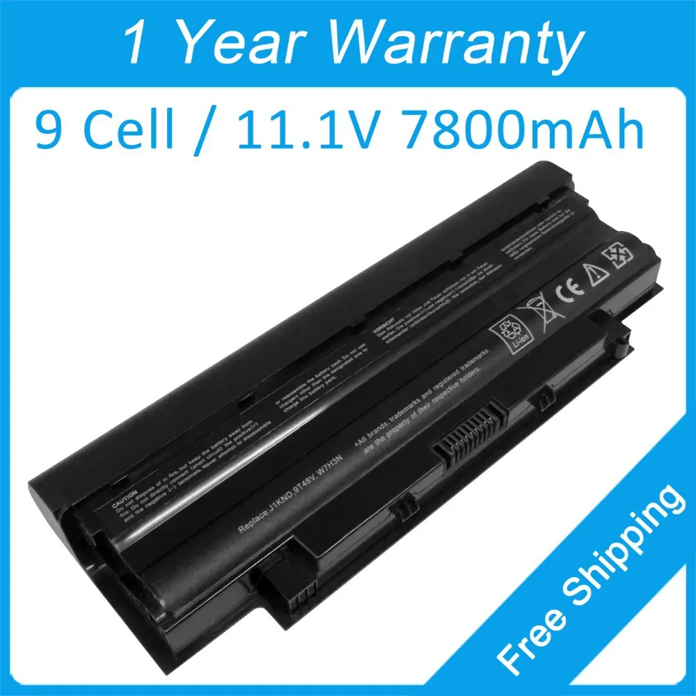 Новый аккумулятор 7800 мАч для ноутбука dell Inspiron M511R N7110 N5050 N4010D N5010R UM7 UM8 UM9 7xfjj 4T7JN 9T48V