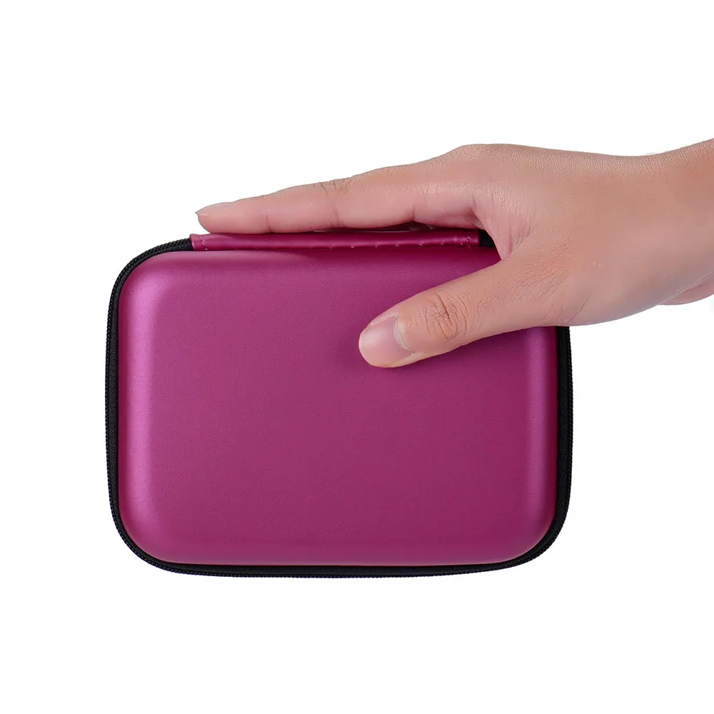 Чехол для переноски рук, 2,5 дюймов, внешний жесткий диск USB WD HDD, защитная сумка, корпус#15 - Цвет: Red