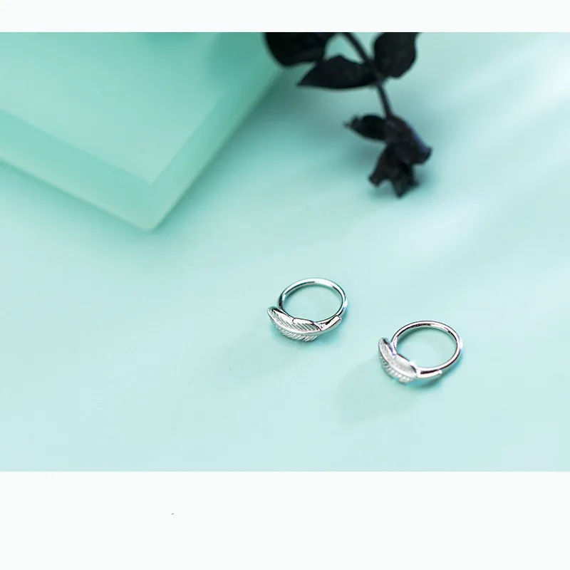Серьги-кольца Huggie из стерлингового серебра 925 пробы серьги-кольца для женщин
