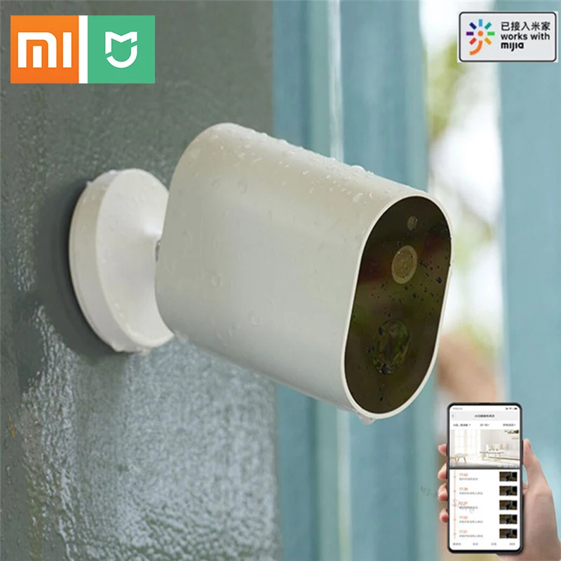 Xiao mi jia Смарт 1080P камера с батареей Gat eway 120 градусов Водонепроницаемая модель ip 65