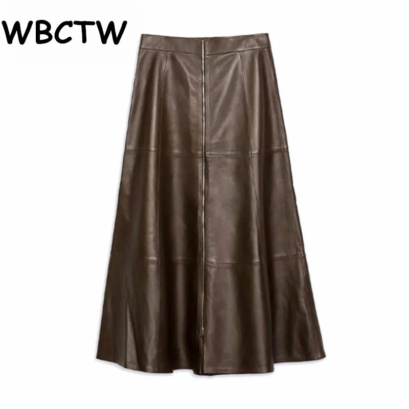 WBCTW трапециевидные юбки XXS 10XL большие размеры высокая талия Jupe Femme однотонная