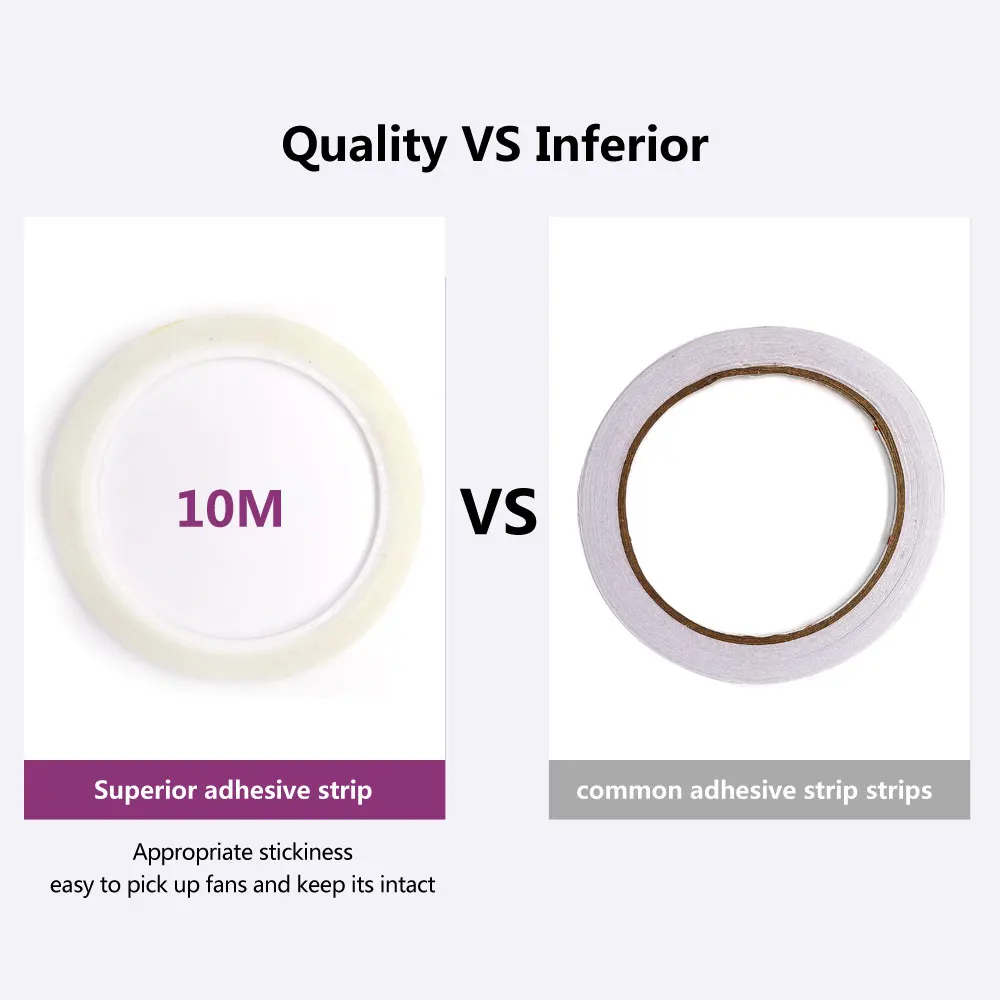 Отдельная карта для хранения ресниц Yelix 2 мм липкая лента готовые объемные