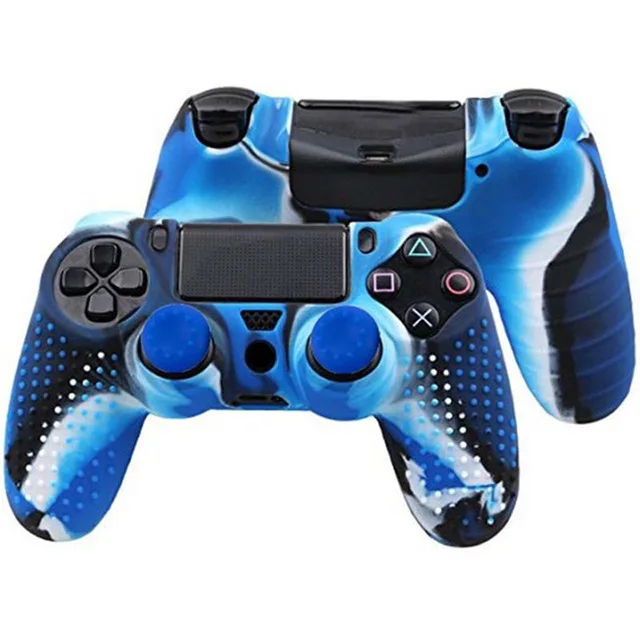 100 шт. новый стиль Противоскользящий силиконовый мягкий чехол для Sony PlayStation 4 PS4 DS4