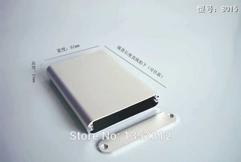 1 шт. алюминиевый корпус Enclousure 61*13*85 мм|project electronics|project caseproject box electronic case |