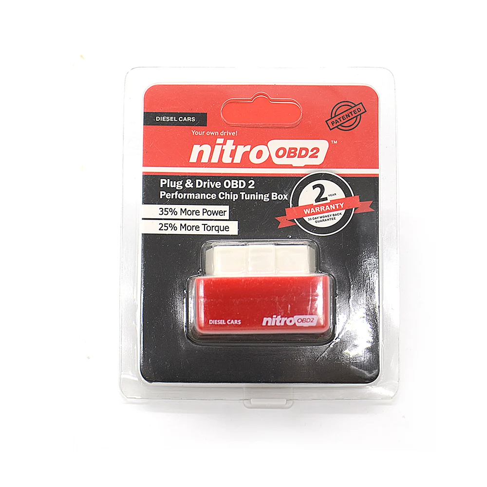 Чип тюнинг NitroOBD2 для автомобилей работает на бензине Nitro OBD2 OBDII чип nitroobd|chip