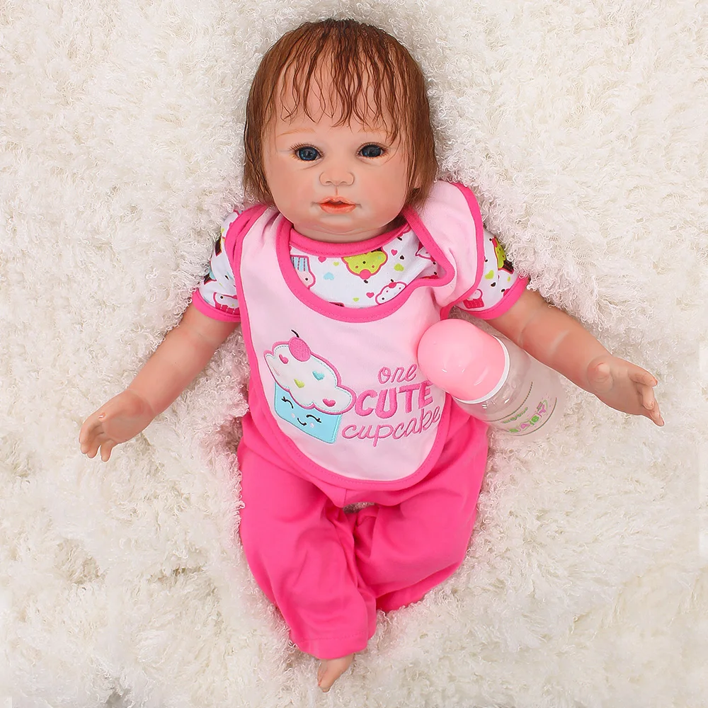 Куклы Bebe куклы для девочек игрушки 20 дюймов силиконовые новорожденных детей