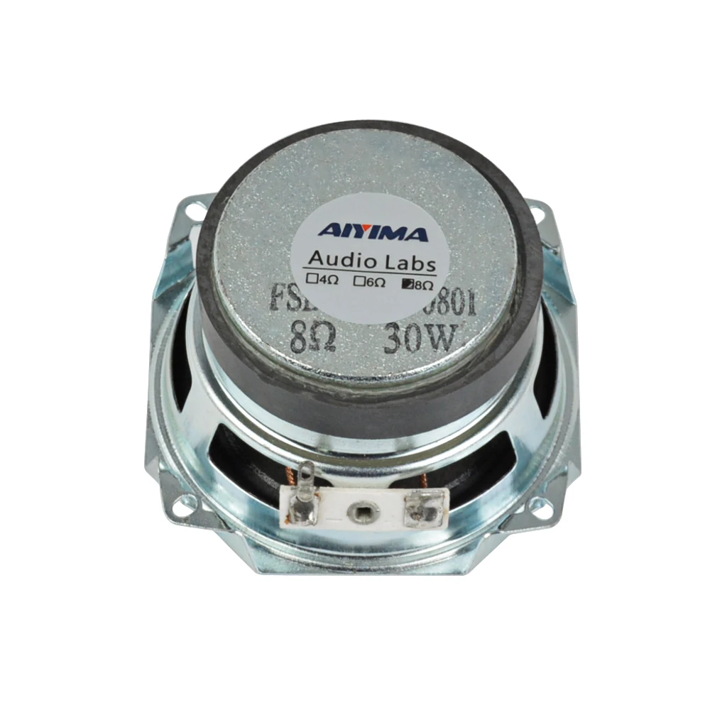 AIYIMA 1 шт. 3 дюймов полнодиапазонные динамики 8Ohm 30 W сабвуфер аудио Динамик блок