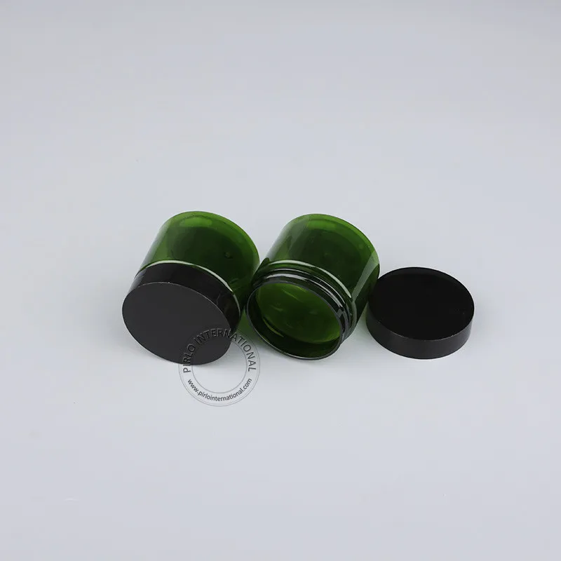 50 г 1,7 унц. зеленый цвет многоразового бутылки Косметическая Jar Box Портативный путешествия крем для лица лосьон косметический контейнеров 30 шт./лот