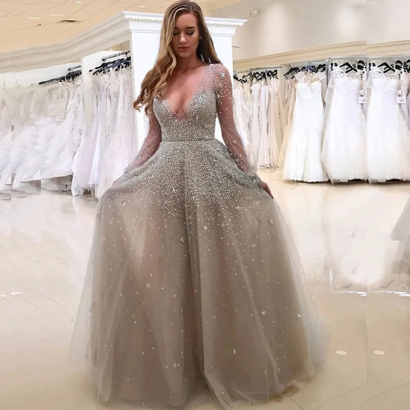 Женское Прозрачное платье в горошек длинное Сетчатое богемном стиле с блестками